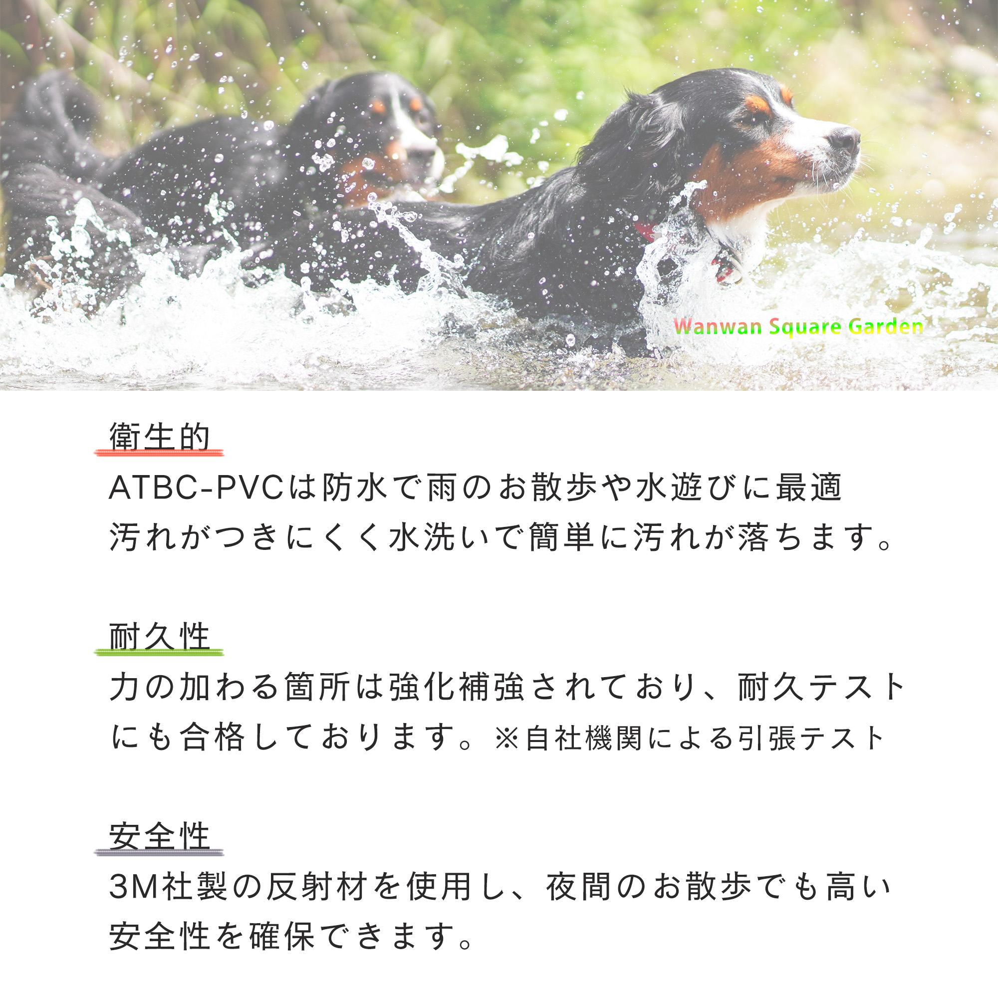 Truelove（トゥルーラブ） 犬 首輪 水や汚れに強い 防水PVC首輪 小型犬