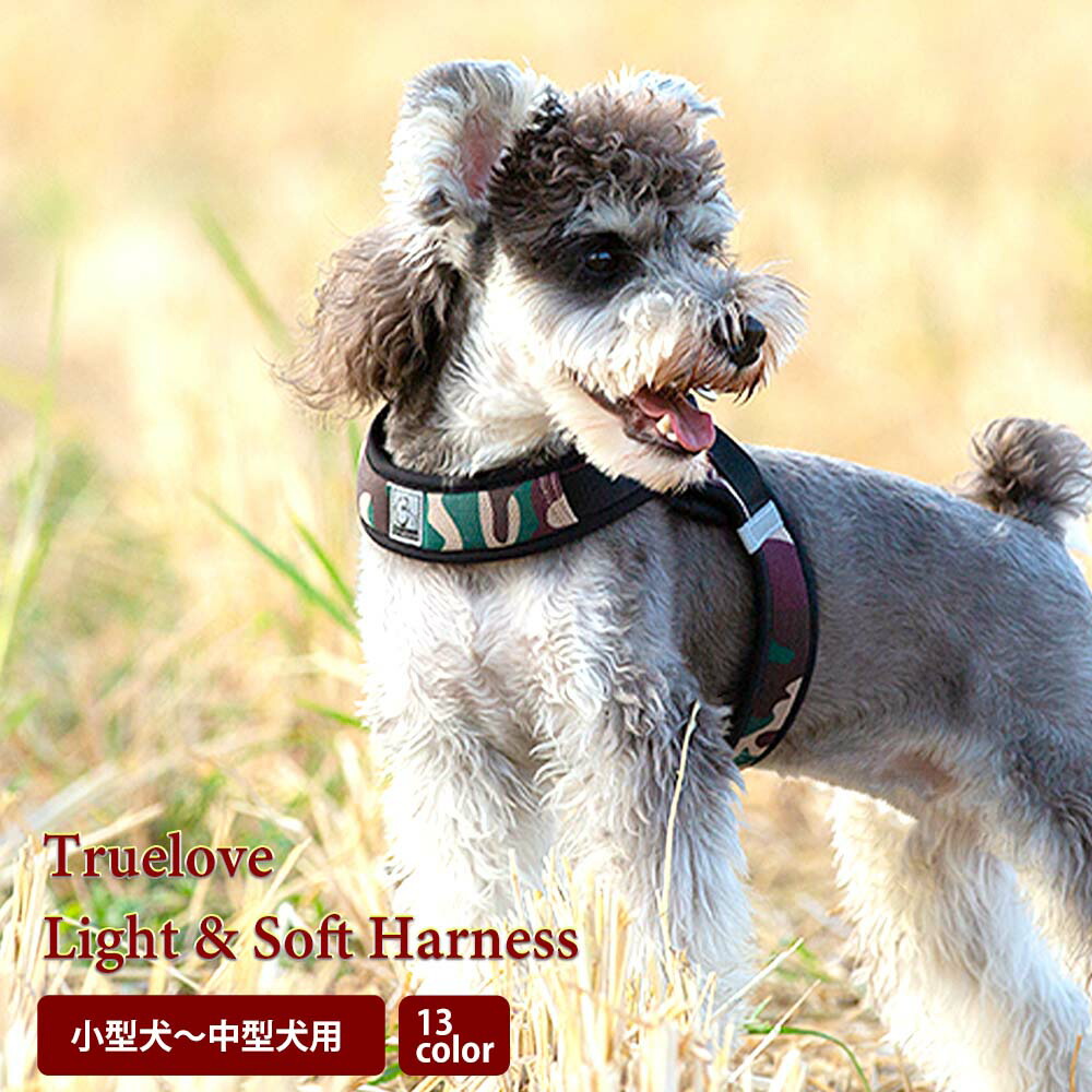 犬 ハーネス 可愛い 全13色 小型犬 中型犬 Truelove ブランド ハーネス 軽い 痛くない 胴輪 メッシュ クッション 立体構造 ライト＆ ソフトハーネス : tlh3013w : わんわん SQUARE GARDEN - 通販 - Yahoo!ショッピング