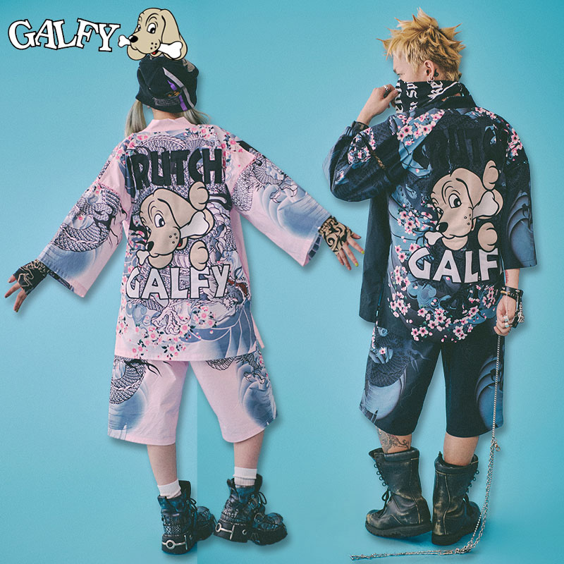 ガルフィー GALFY GAL甚平 142061 #20 BLACK #50 PINK L XL ヤンキー TGC ギャル コギャル 上下セット  ジャージ セットアップ 花火大会 盆踊り : 142061 : わんわん洋品店 - 通販 - Yahoo!ショッピング