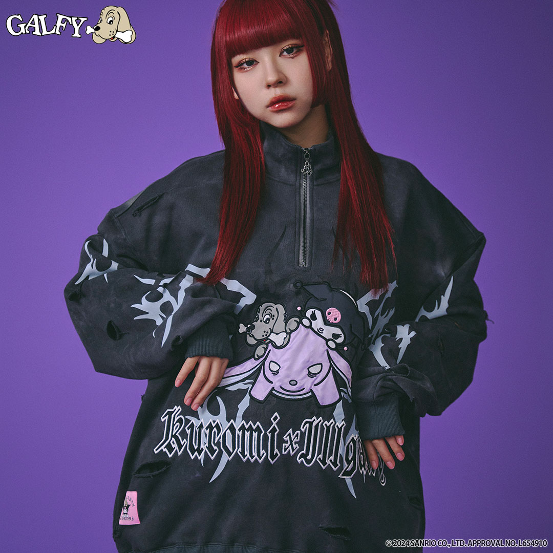 GALFY（ガルフィー） クロミ × コラボ イルガルフィームラ染めハーフ