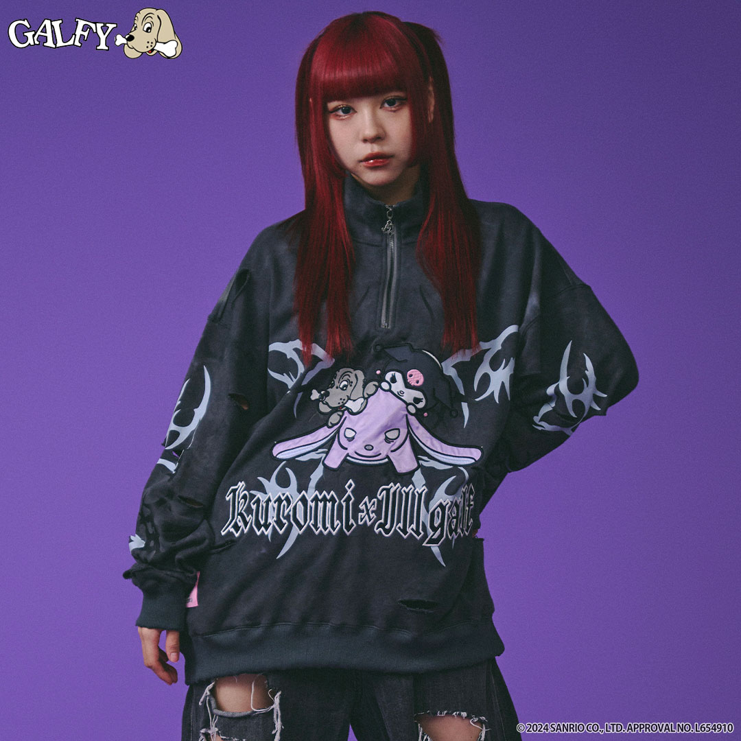 GALFY（ガルフィー） クロミ × コラボ イルガルフィームラ染めハーフ