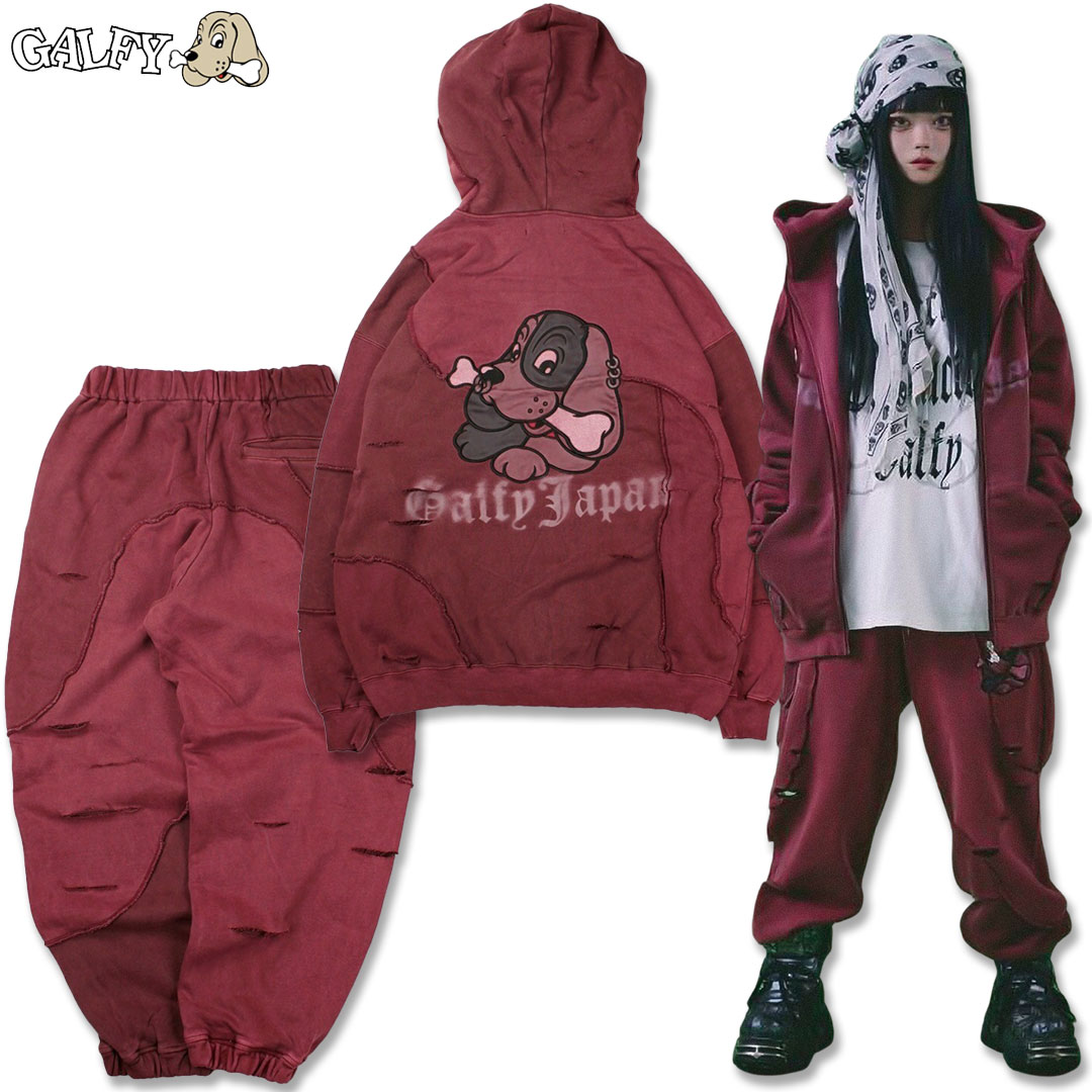 GALFY ガルフィー ツギハギゾンビパーカー ツギハギゾンビパンツ