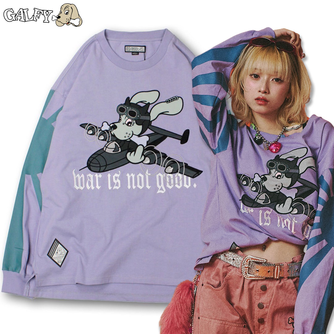 GALFY（ガルフィー） 反戦 ロンTee Tシャツ L 中型犬 XL 大型犬 151021