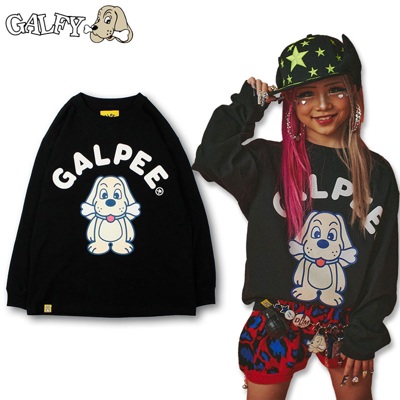 GALFY (ガルフィー) チーマー大長袖ロンTee PURPLE / ロック