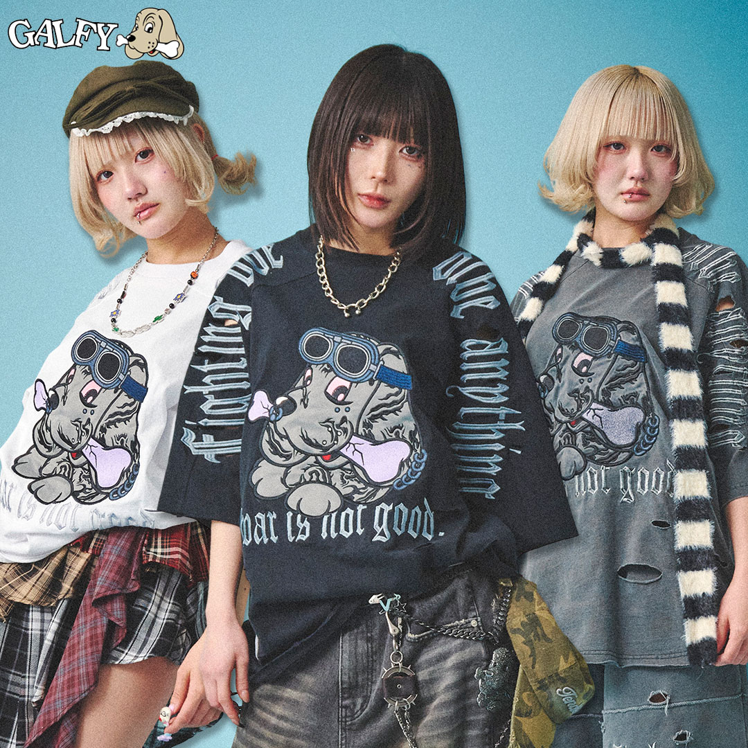 2025年新作✨ GALFY ガルフィー どんまいTee 中型犬 2025年新作✨ GALFY ガルフィー どんまいTee 中型犬 Y2K - メルカリ