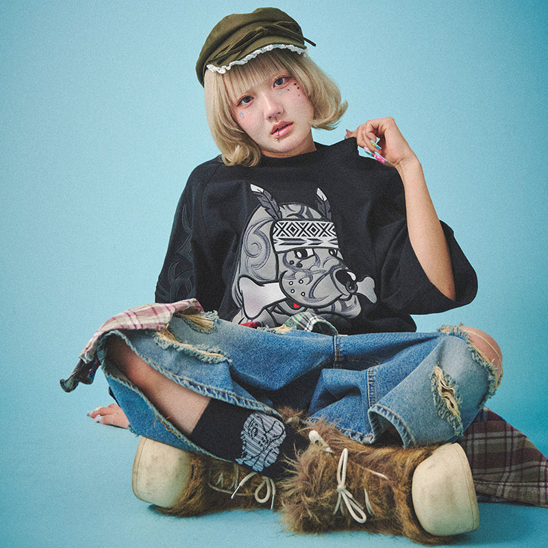 GALFY（ガルフィー） 部族長 半袖 Tシャツ Tee 152030 ヤンキー ギャル