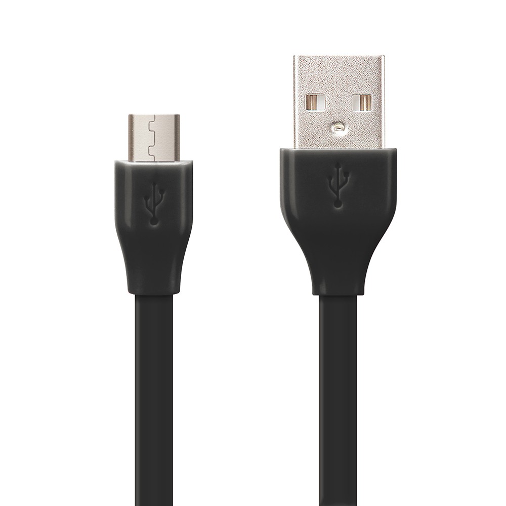 microUSB コネクタ USB フラットケーブル 1.2m : 4562358065309 : WAO