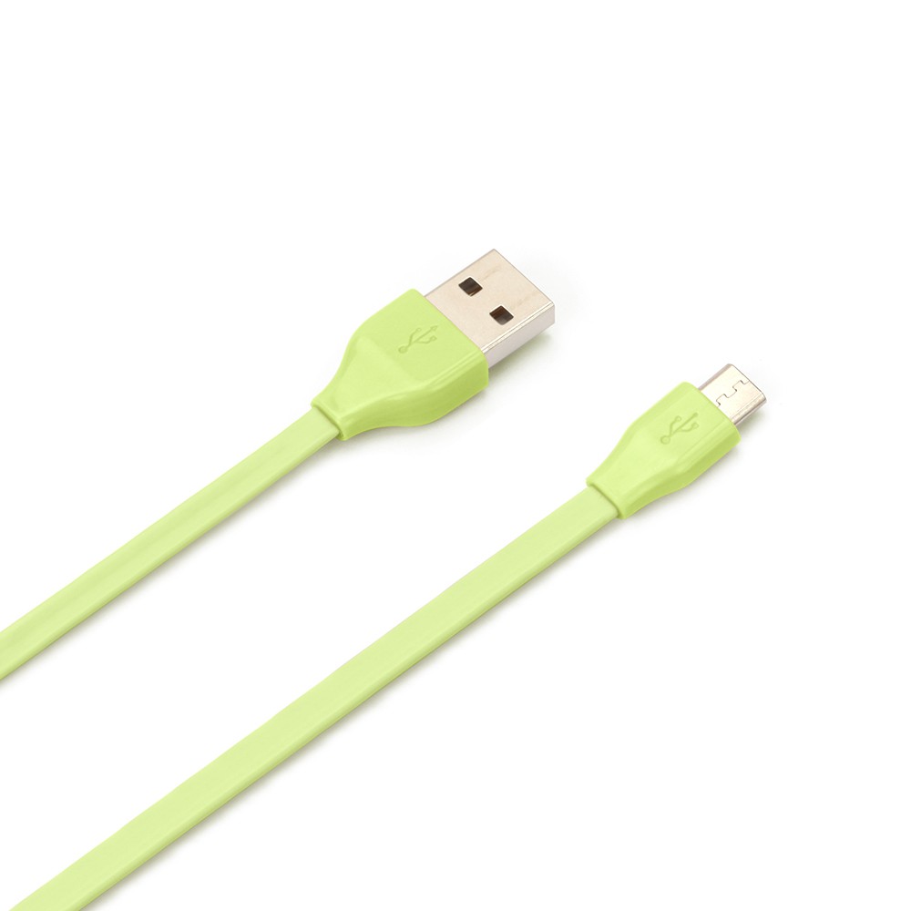 microUSB コネクタ USB フラットケーブル 1.2m : 4562358065309 : WAO