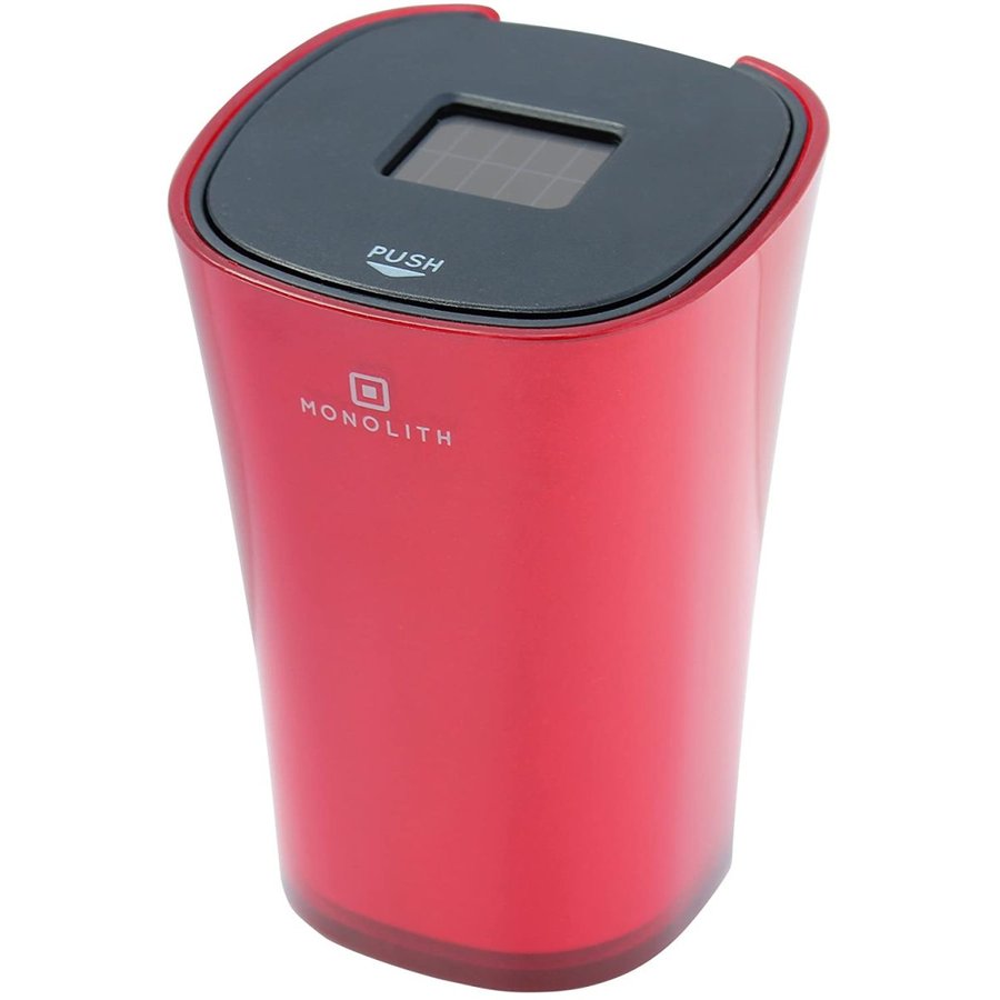 ペルシード 灰皿 車 シンプルソーラー アッシュトレイ RD DA-1614