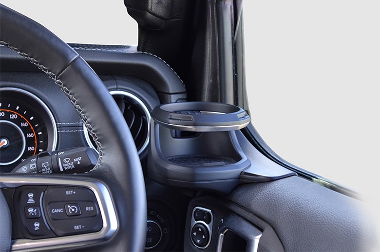 Jeep ドリンクホルダー ラゲッジネット アシストグリップ サンバイザー ジープ ラングラー 専用 ドリンクホルダー カップホルダー 右 MHG-036