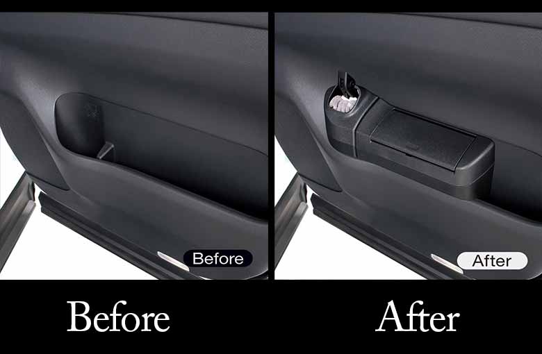 アルファード ヴェルファイア 40系 サイドBOX ゴミ箱 プラス 運転席用