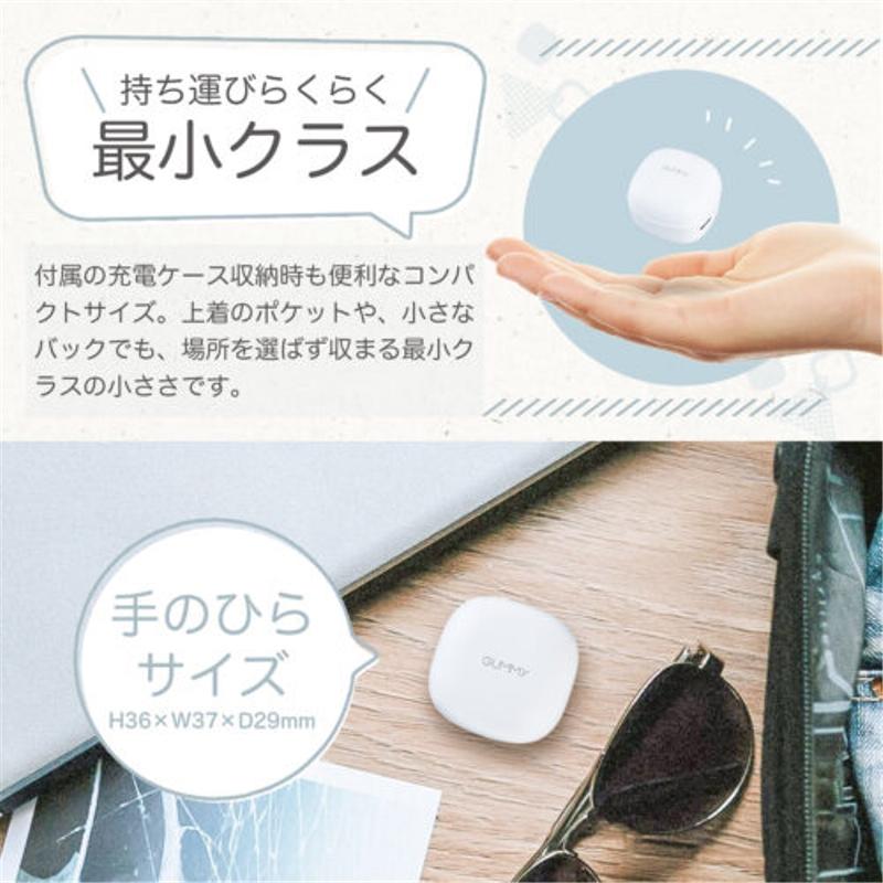 BTW120 Bluetooth ステレオ ミニ イヤホン ホワイト 白 | ver.5.1