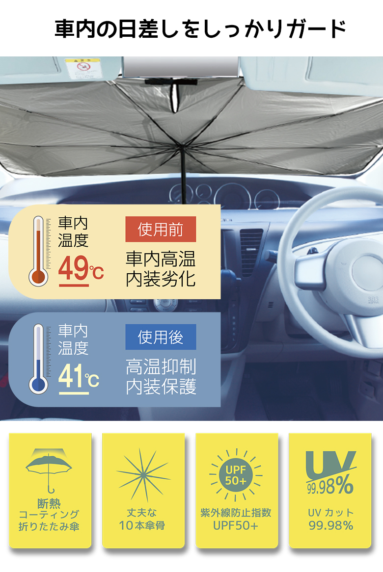 しんちゃん 傘型サンシェード サンシェード カーテン 車 クレヨン