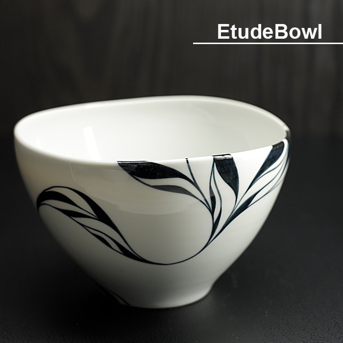 ちゃー新品　陶器　陶芸作家　浅めのうどん•そば鉢2個F 藤田千絵子】刷毛目 浅ボウルS 15cm 浅鉢 ハンドメイド 作家