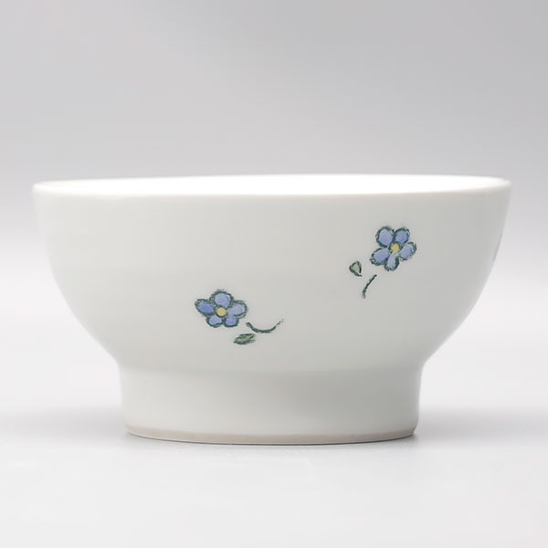 砥部焼 お茶碗 陶器 和風 くらわんか茶碗M 小花散らし 使い