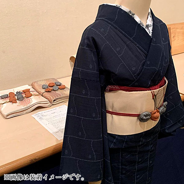 菊間瓦 鬼瓦 【HAREGI（ハレギ） 帯留め いぶし 猫顔】 和服 着物 飾り