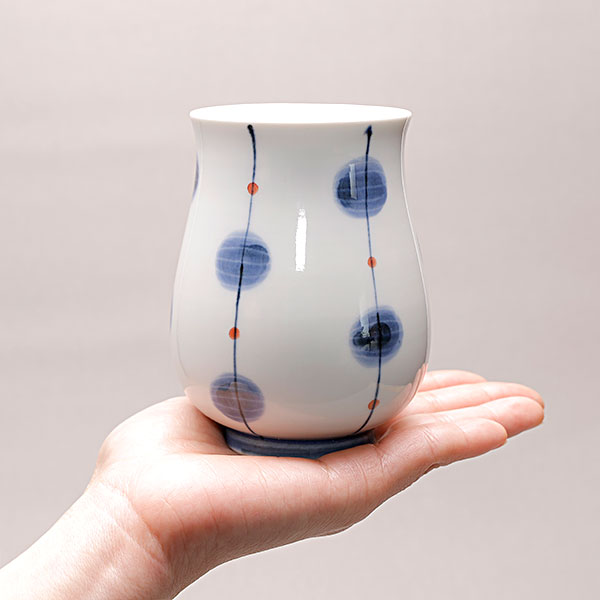 砥部焼 おしゃれ 湯呑み 大 玉 湯飲み 茶飲み コップ カップ 陶器