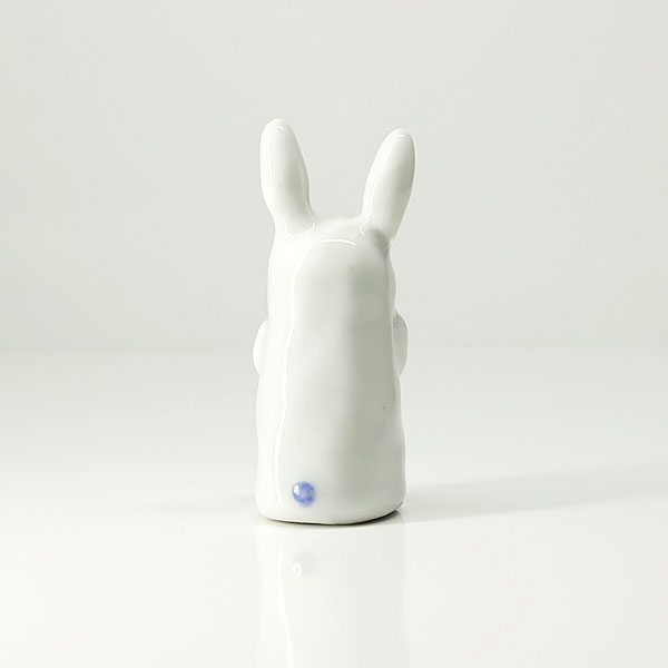 砥部焼 かわいい 干支 卯 置物 兎 うさぎ 縁起物 陶器 手作り 窯元