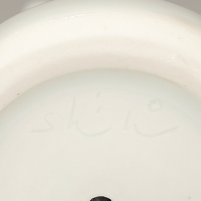 砥部焼 招き猫 左手ver ねこ ネコ 金運 縁起物 陶器 tsuneoka ceramics