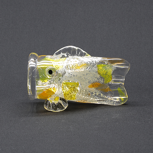 鯉のぼり 置物 ガラス細工 かわいい 端午の節句 こいのぼり 黄銀