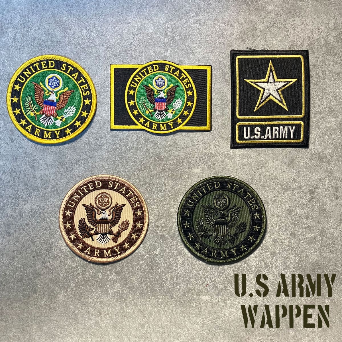 US Army Symbol ミリタリーワッペン U.S.Army アーミー アメリカ陸軍