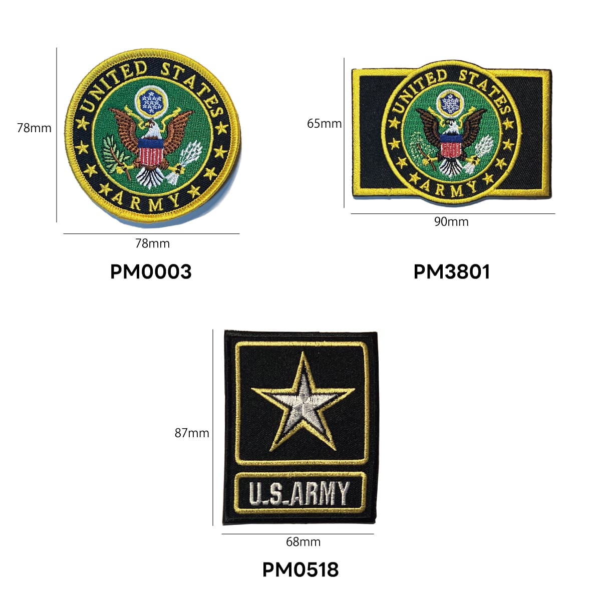 US Army Symbol ミリタリーワッペン U.S.Army アーミー アメリカ陸軍
