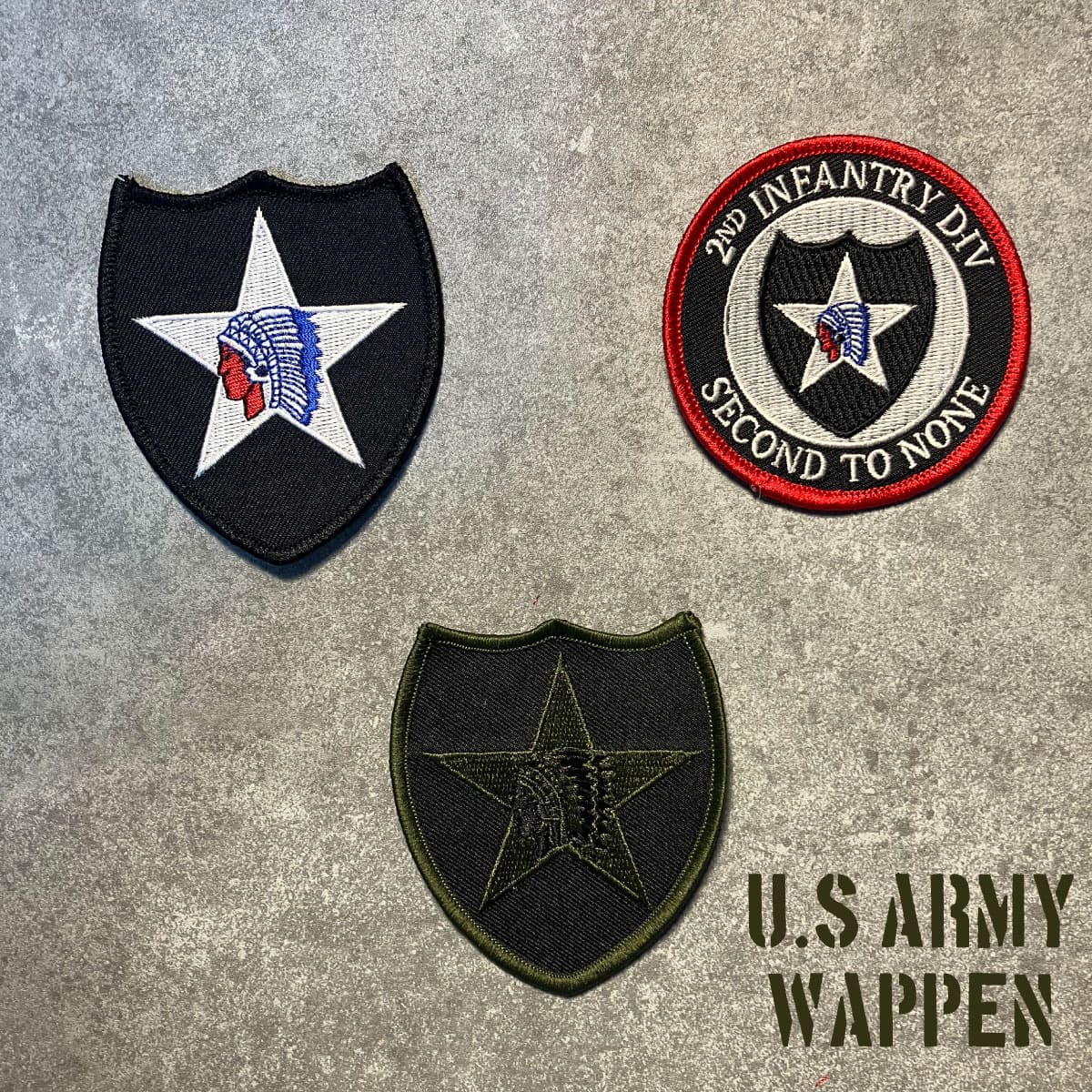U.S. Army 2nd Infantry Division 第2歩兵師団 ミリタリーワッペン