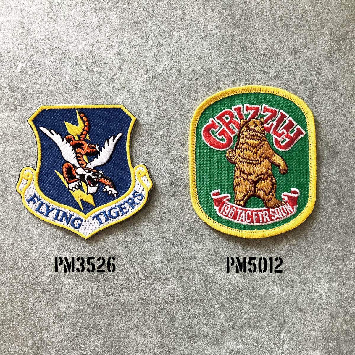 U.S. Air Force Squadrons ワッペン 196th TFS Grizzlys Flying Tigers