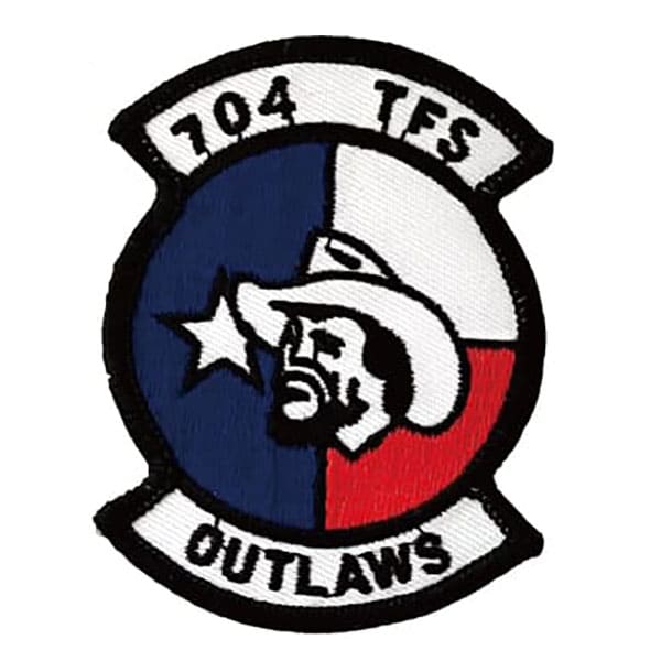 U.S. Air Force スクワドロン パッチ Outlaws 704 TFS PM5089