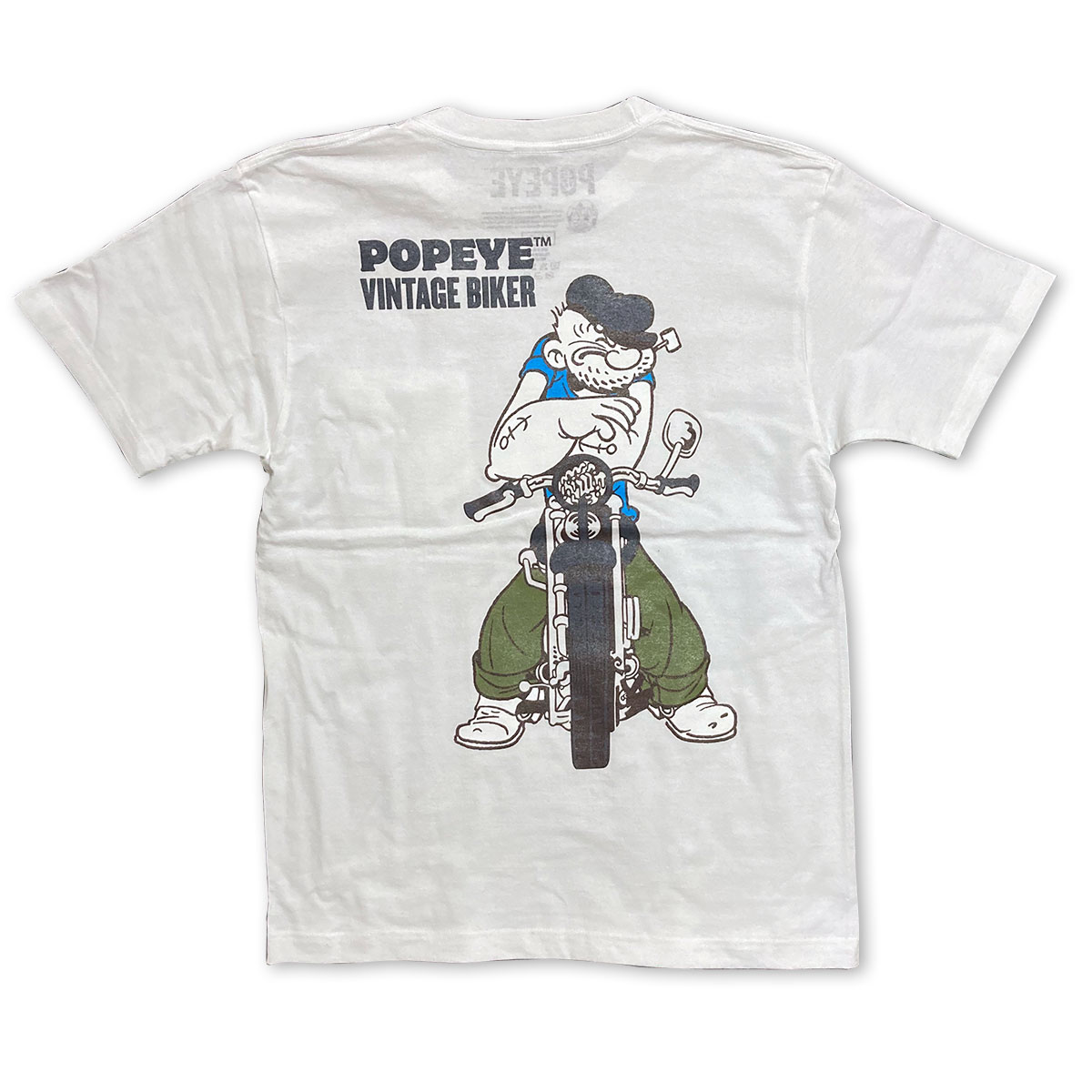 POPEYE アメカジ Tシャツ 半袖 世田谷ベース ホワイトブラック