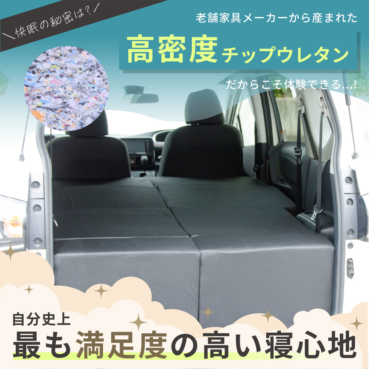 車中泊マット 車中泊 シエンタ 2代目 NHP170G/NSP170G/NCP175G 6人乗り