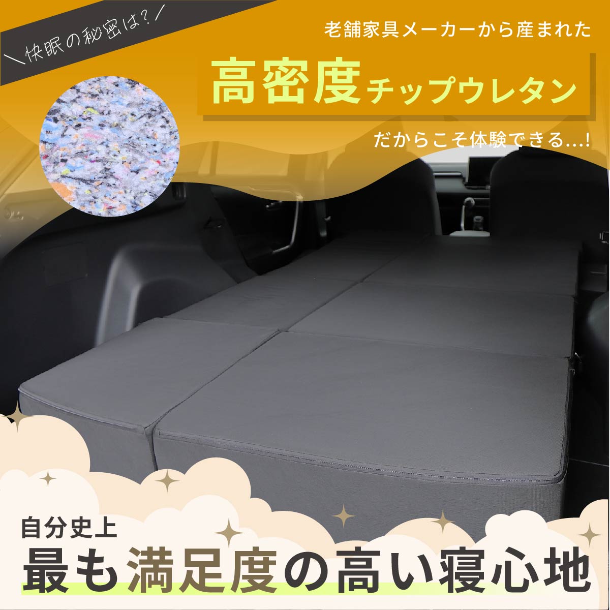 車中泊 マット RAV4 ラヴフォー MXAA54/MXAA52/AXAH54/AXAH52 専用