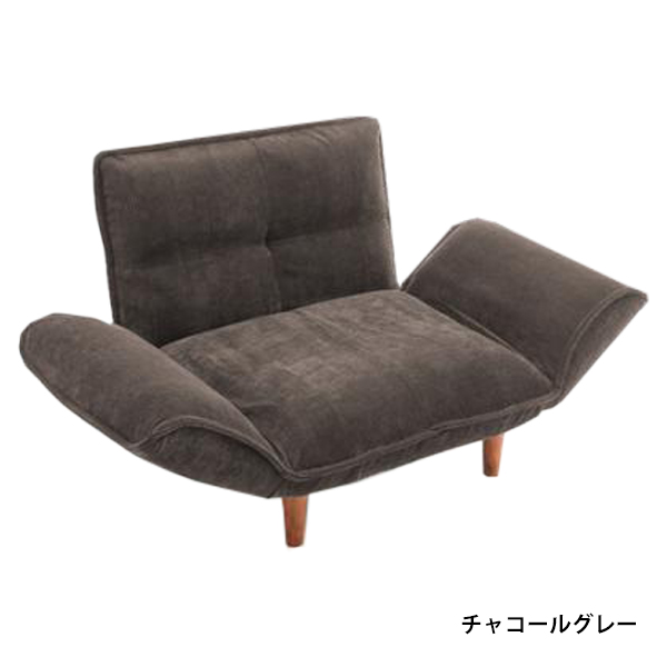 ソファー 一人掛け ソファ 1人用ソファー ローソファー コーデュロイ カウチ 一人用 リクライニング コンパクト おしゃれ 合成皮革の画像