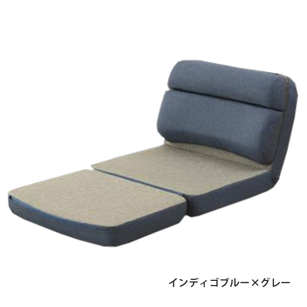 ソファー 一人掛け ソファ ローソファー　インディゴブルー 楽天市場】[最大400円引クーポン]【オットマン付き】ソファ 2人