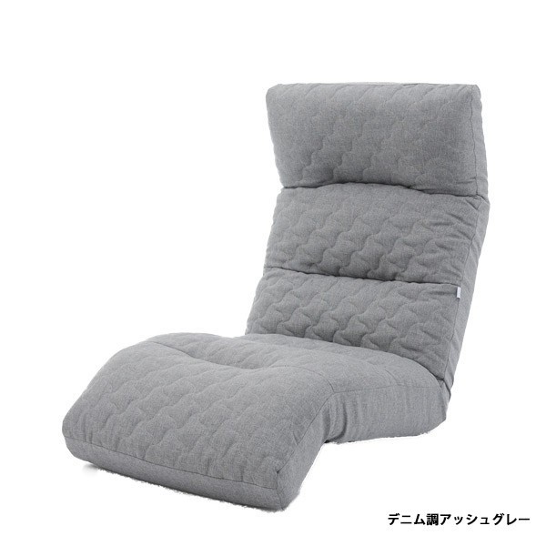 座椅子 おしゃれ ハイバック 腰痛 コンパクト リクライニング チェア 一人用 背もたれ こたつ レザー フロアチェア 北欧 日本製｜waraku-neiro｜02