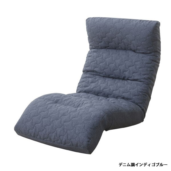 座椅子 おしゃれ ハイバック 腰痛 コンパクト リクライニング チェア 一人用 背もたれ こたつ レザー フロアチェア 北欧 日本製｜waraku-neiro｜03