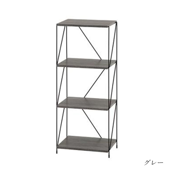 不二貿易（Fuji Boeki） ezbo イジボ ラック ワイヤーラック 幅40cm 4