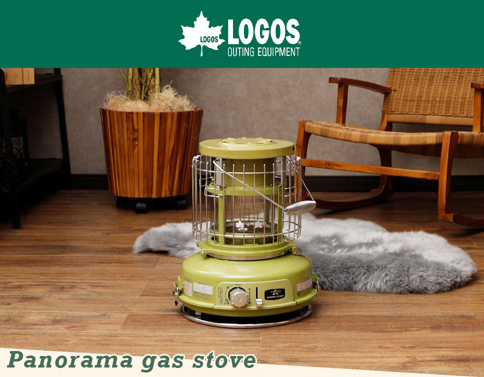 ロゴス LOGOS × SENGOKU ALADDIN パノラマ ガス ストーブ アウトドア キャンプ ガスストーブ 暖房器具