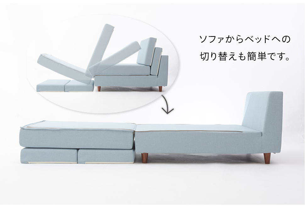 ソファーベット ソファーベッド 一人用 折りたたみ シングル ソファー 一人掛け ソファ ローソファー コンパクト 1人掛け おしゃれの画像