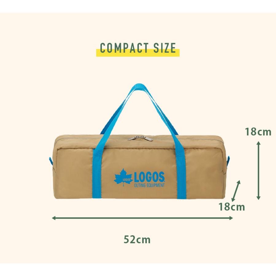 LOGOS ロゴス テント ティピーテント ワンポール 3人用 防水 撥