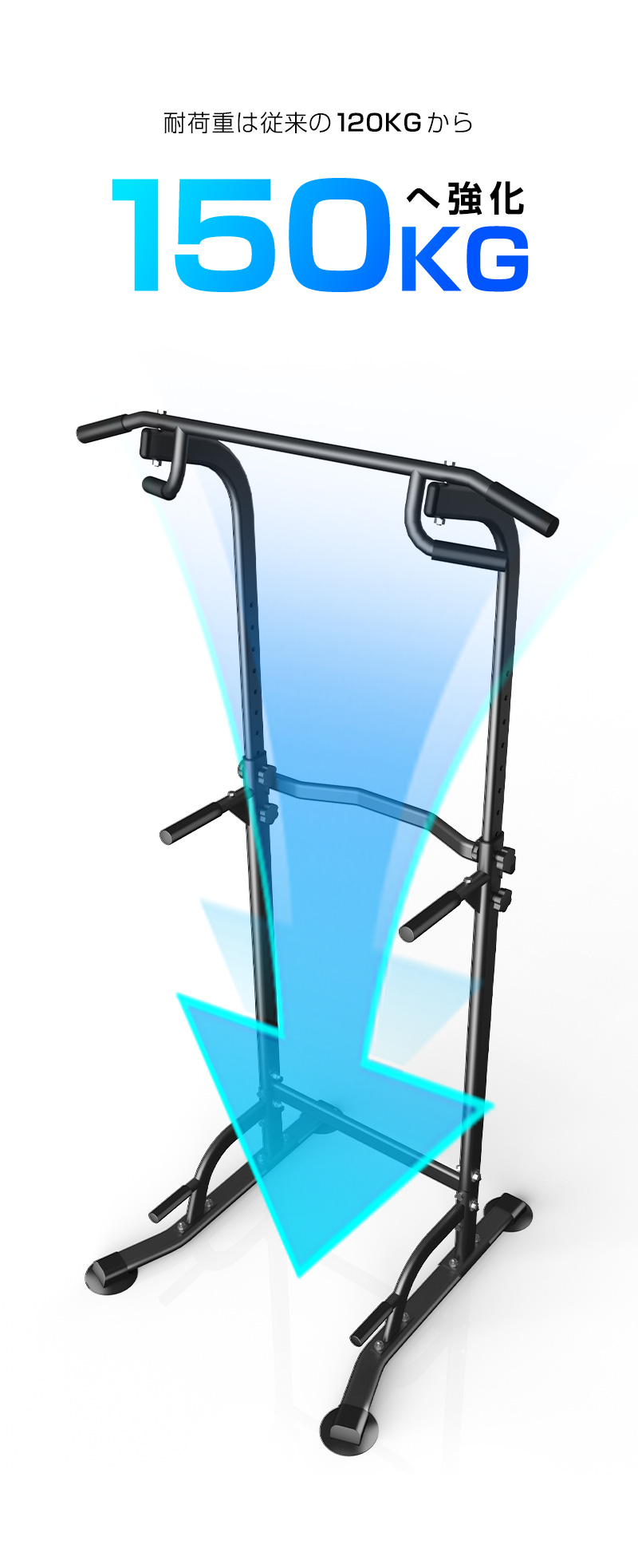 ぶら下がり健康器 懸垂マシン 懸垂 器具 チンニングスタンド けんすい