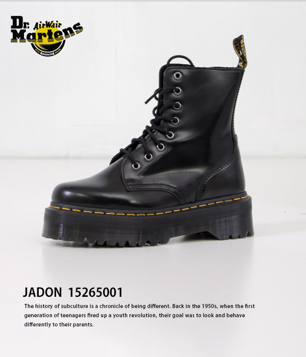 Dr.Martens ドクターマーチン 15265001 JADON 8ホール 厚底