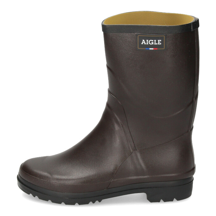 AIGLE エーグル レインブーツ レディース シューズ ビソン2 ラバーブーツ ブラウン シュロ ZZF3651 BISON L 2 長靴 茶色  ハーフ丈