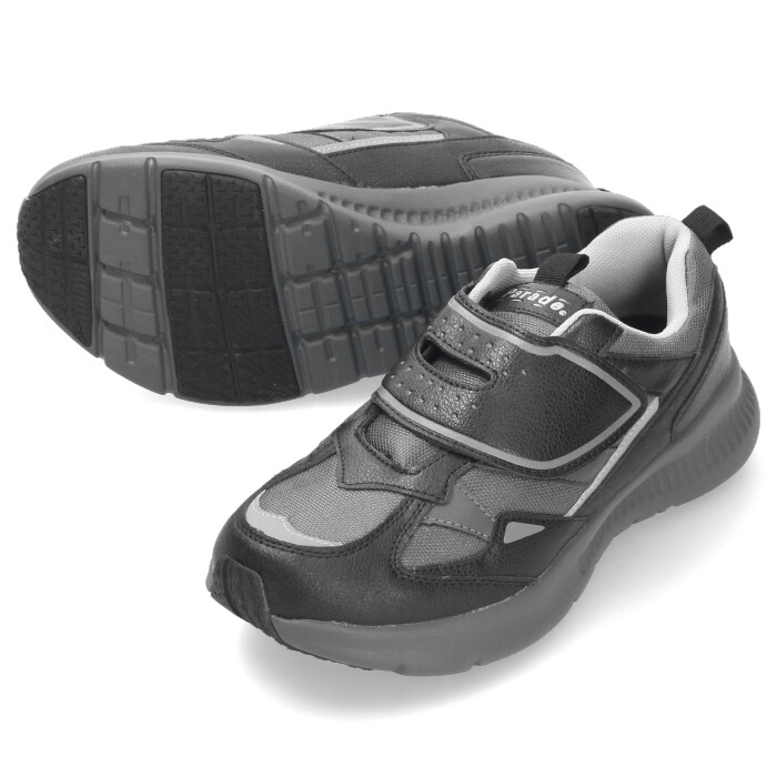 スニーカー メンズ 6E 幅広 軽量 ウォーキング ベルクロ 撥水 アウトドア ジョギング 作業靴 ...