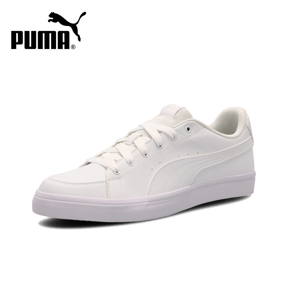 プーマ スニーカー ホワイト V コート バルク レディース メンズ PUMA シンプル 通学 クッ...