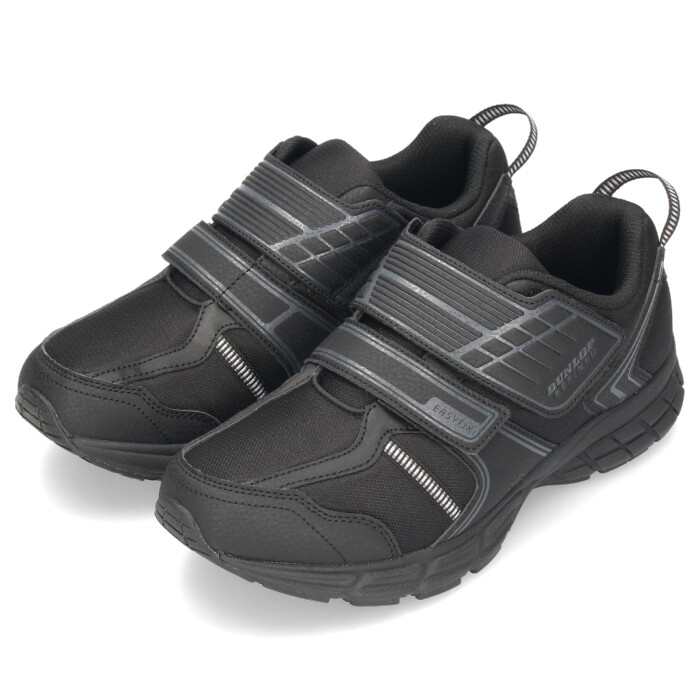 ダンロップ 靴 スニーカー メンズ リファインド 黒 茶色 ブラック グレー 幅広 4E 軽量 撥水...