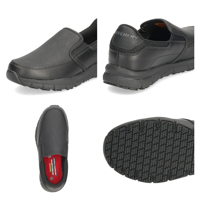 日曜日父の日まで❣️SKECHERS 紳士靴25.5センチ　新品❗️ SKECHERS - 新品25cm(24.5cm相当)スケッチャーズ 黒スリッポン
