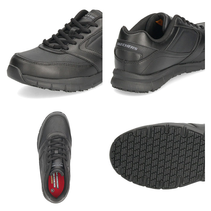 チャウヌ Skechers スケッチャーズ ポーチ 黒 特典 SKECHERS（スケッチャーズ） メンズ スニーカー ナンパ SR 77156 BLK