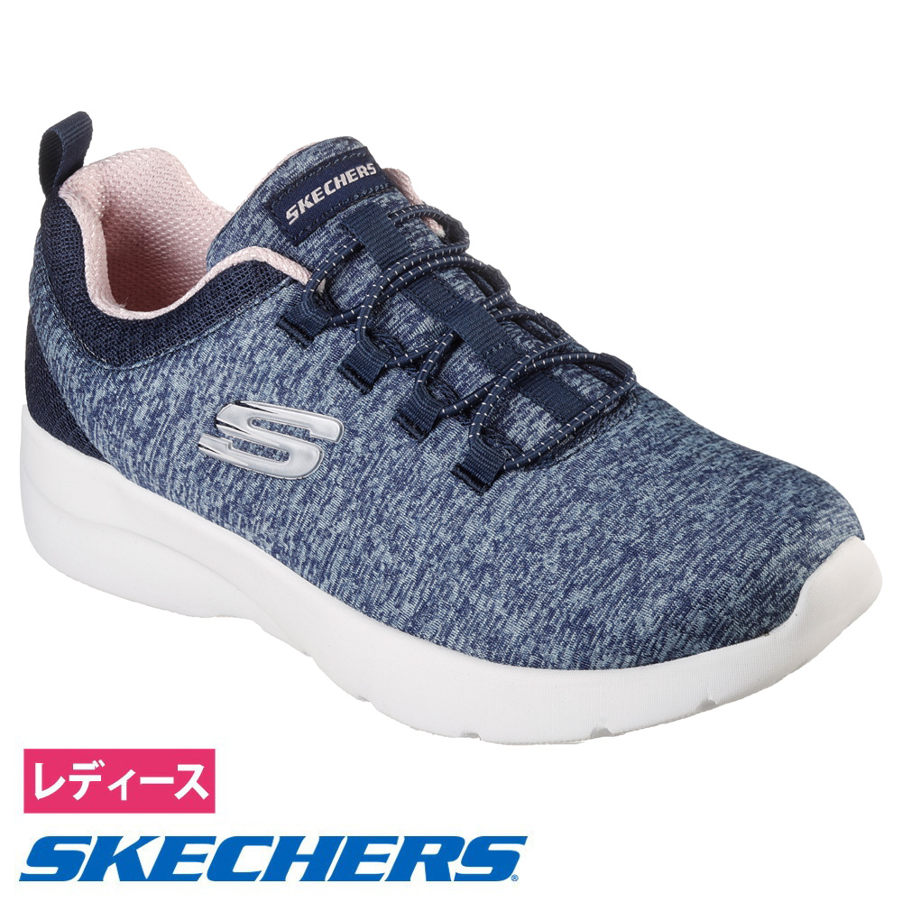 スケッチャーズ レディース スニーカー 靴 ダイナマイト 2.0 イン ア フラッシュ 12965W ワイド幅 ゴム紐 紐なしSKECHERS Dynamight 2.0 In a Flashの画像