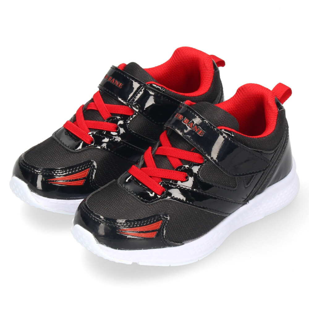 キッズ ジュニア 男の子 スニーカー 軽量 ベルクロ 履きやすい